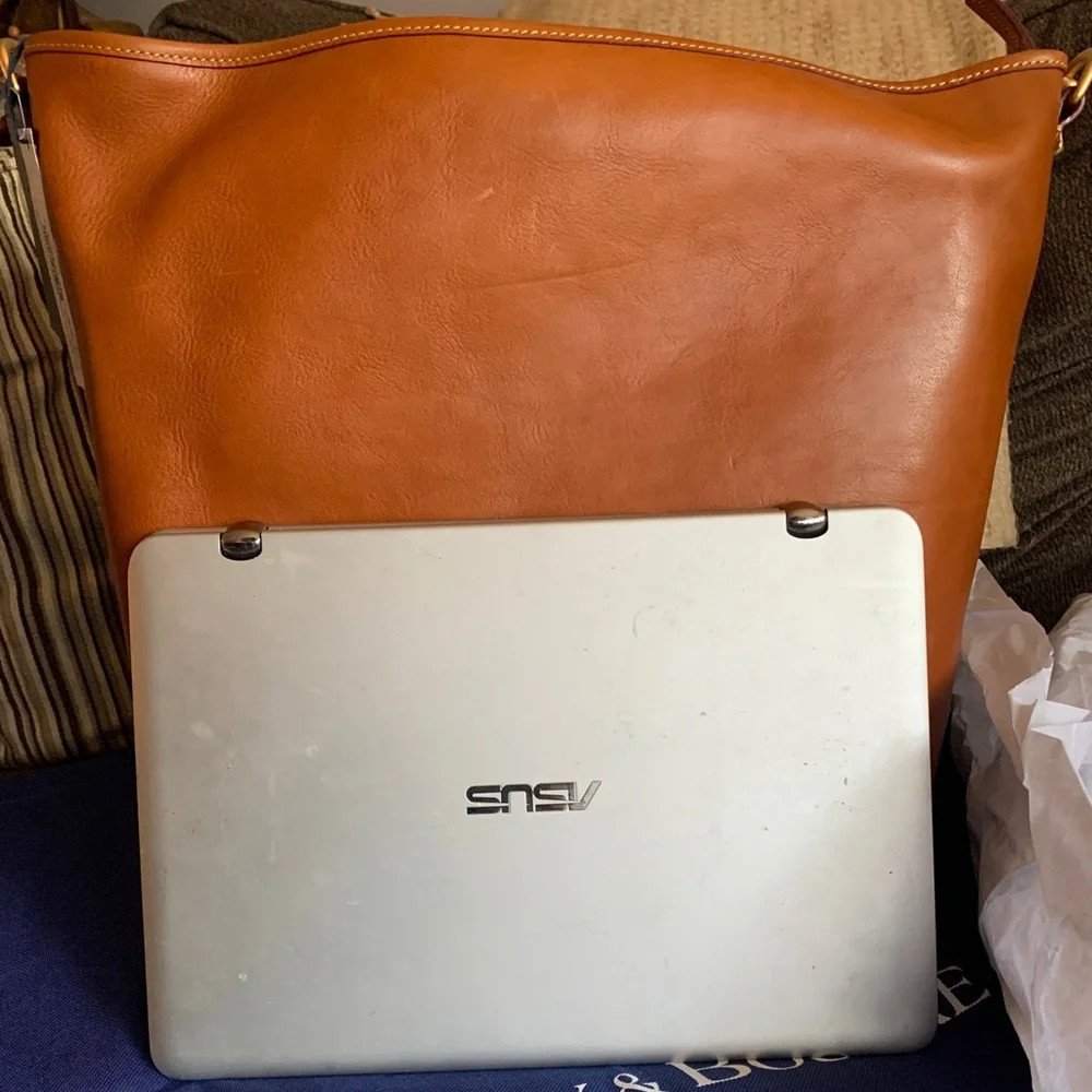 SOLD⛔️Authentic DOONEY & BOURKE Leather large Hobo/Top zip shoulder - Picture 11 of 15